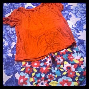 Adorable set from Dillard’s! Top and Leggings SZ 5